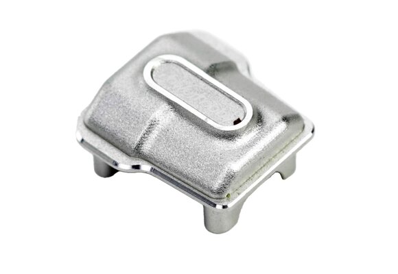 Aluminum Front / Rear Axle Diff Cover/Screws for Traxxas 1/18 TRX-4M, Silver, PHBTRX591SILVER