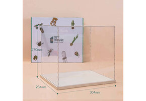 Acrylic DIY House Dust Cover 10"x8.75"x9"