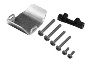 Stainless Steel Front/Rear Axle Skid Plate SCX24