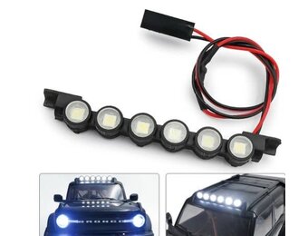 Simulation Roof LED Spolt Light Bar Traxxas TRX-4M Bronco