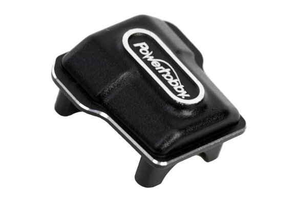 Aluminum Front / Rear Axle Diff Cover/Screws, for Traxxas 1/18 TRX-4M, Black, PHBTRX591BLACK