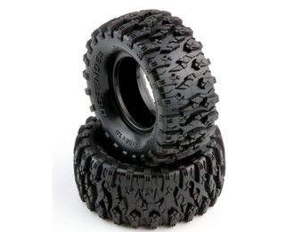 Defender 1.0" Micro Crawler Tires, 1/24, w/ Foams, PHT3202