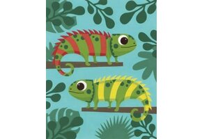 Iguanas Paint by Number (8"x10")