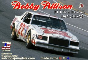 1/24 Bobby Allison #22 1983 Buick Regal Champion Race Car Plastic Model Kit