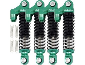 Aluminum 51mm Long Travel Shocks, Green, for TRX-4M, PHBTRX597GREEN