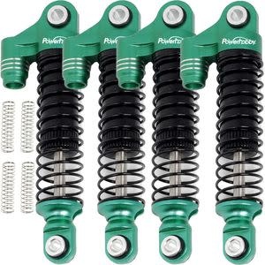Aluminum 51mm Long Travel Shocks, Green, for TRX-4M, PHBTRX597GREEN