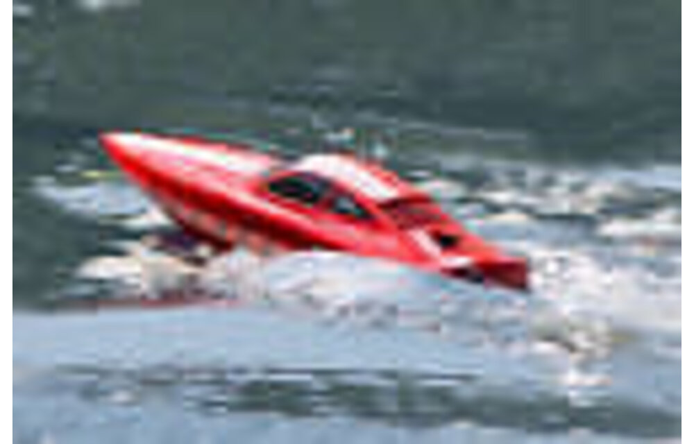 LightWave Electric Micro RTR Boat; Red