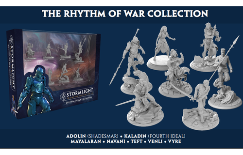 Stormlight Archive Premium Miniatures Unpainted Figures:  Rhythm of War Collection