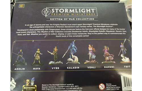 Stormlight Archive Premium Miniatures Unpainted Figures:  Rhythm of War Collection