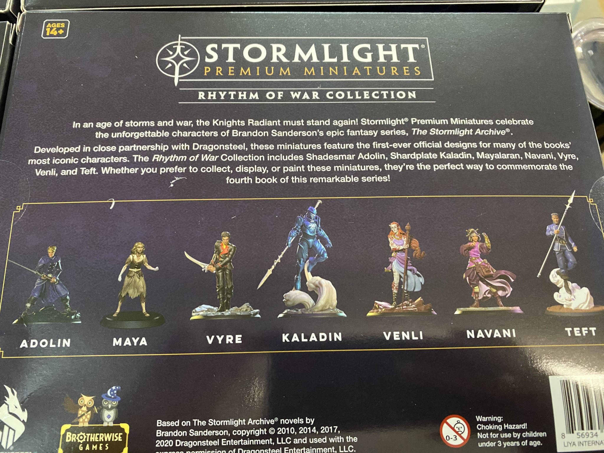 Stormlight Archive Premium Miniatures Unpainted Figures:  Rhythm of War Collection