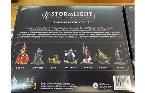 Stormlight Archive Premium Miniatures Unpainted Figures: Oathbringer Collection