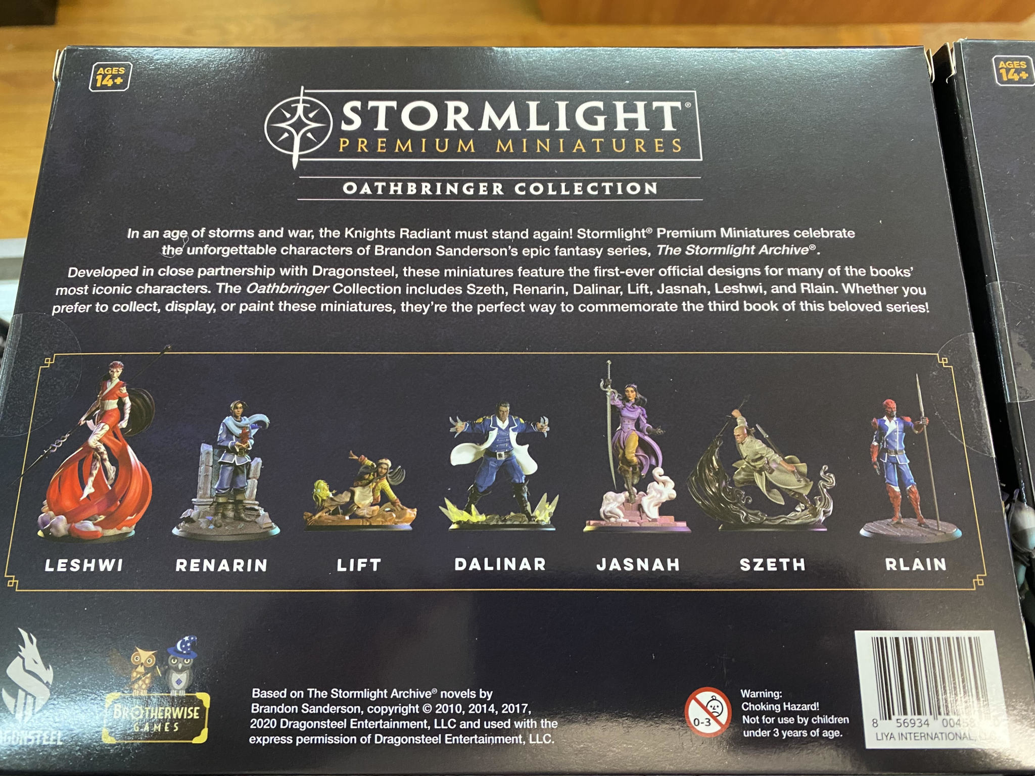Stormlight Archive Premium Miniatures Unpainted Figures: Oathbringer Collection