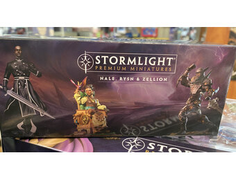 Stormlight Archive Premium Miniatures Unpainted Figures: Nale, Rysn & Zellion