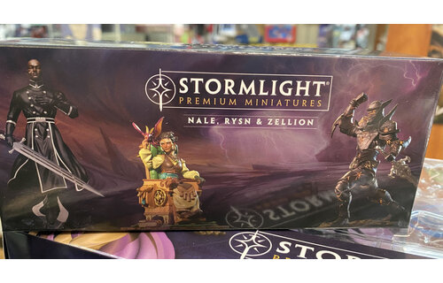 Stormlight Archive Premium Miniatures Unpainted Figures: Nale, Rysn & Zellion