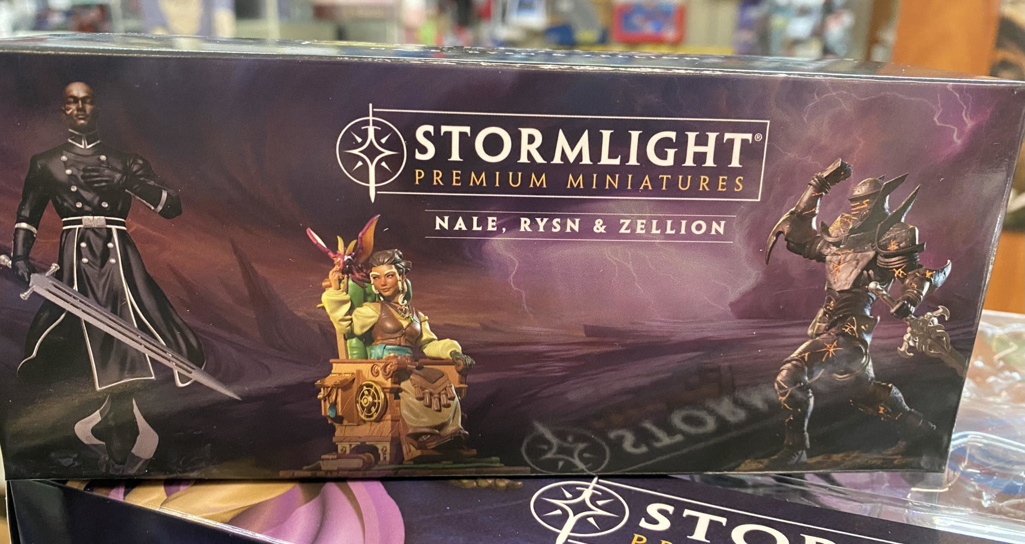 Stormlight Archive Premium Miniatures Unpainted Figures: Nale, Rysn & Zellion