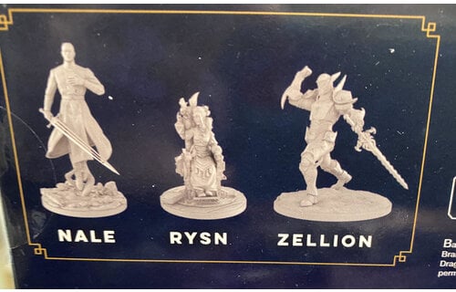 Stormlight Archive Premium Miniatures Unpainted Figures: Nale, Rysn & Zellion