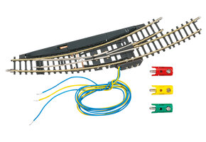 Marklin Mini-Club Z 8568 Curved Turnout -- Left, Remote, 30-Degree - 7-11/16 19.5cm