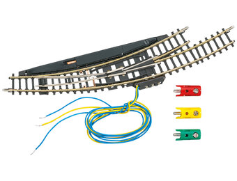 Marklin Mini-Club Z 8568 Curved Turnout -- Left, Remote, 30-Degree - 7-11/16 19.5cm