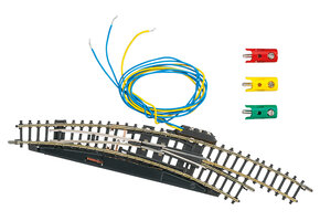 Märklin Mini-Club Electric Left Curved Turnout Radius 195 mm / 7-11/16"