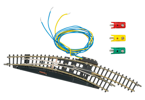 Märklin Mini-Club Electric Left Curved Turnout Radius 195 mm / 7-11/16"