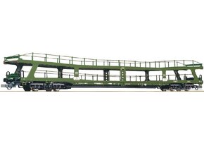 Roco HO #46465 DB Car Transporter in Green Livery