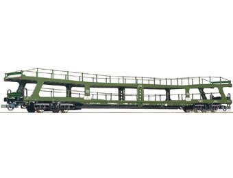 Roco HO #46465 DB Car Transporter in Green Livery