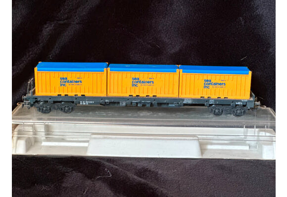 Liliput- HO Scale Trailer on Flat Car #201-14