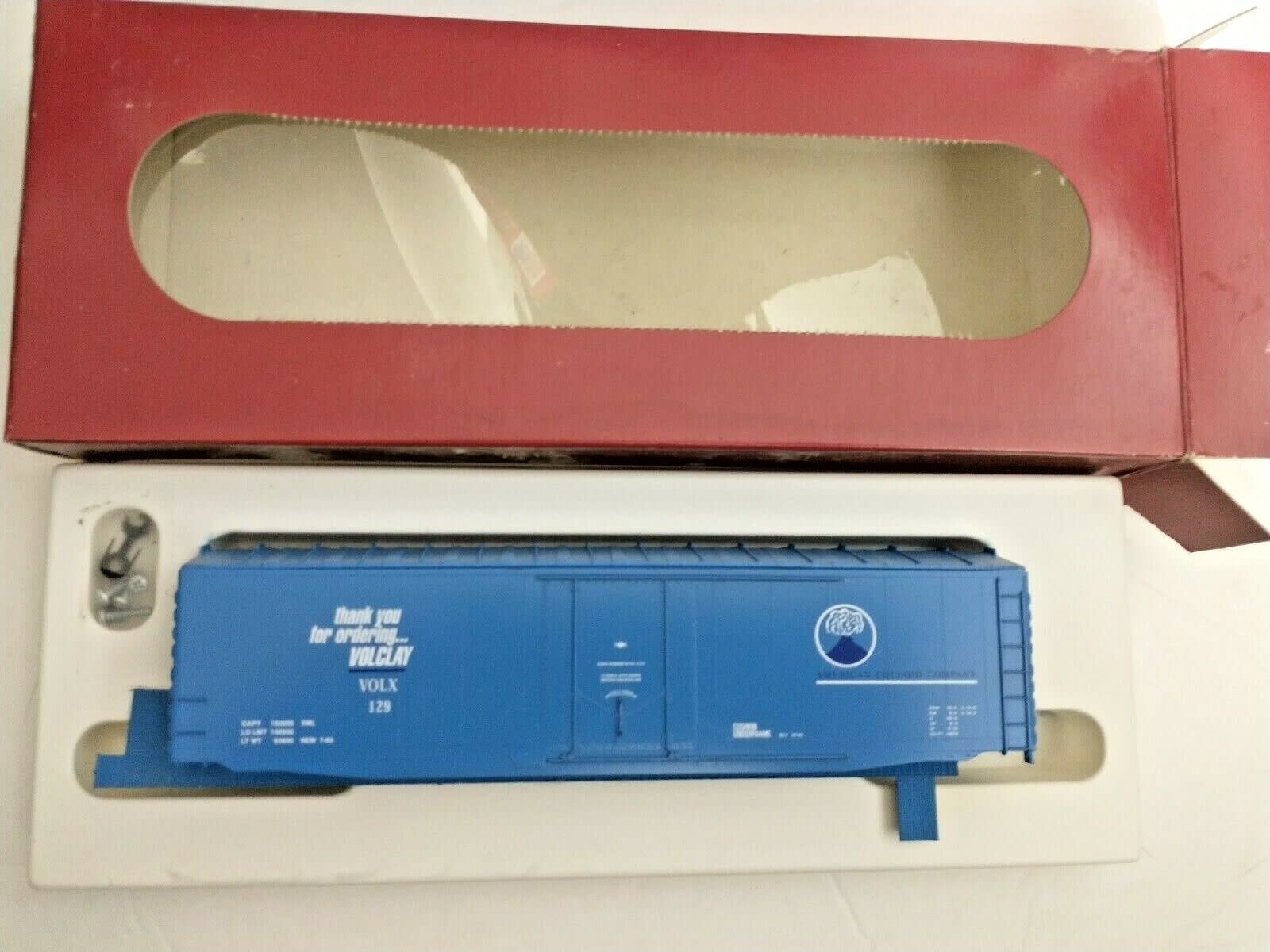 HO scale Branchline American Colloid Volclay 50' PS1 PD Boxcar vintage