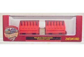 Ertl 4063 HO Six-Row Cornheads Flatcar Load