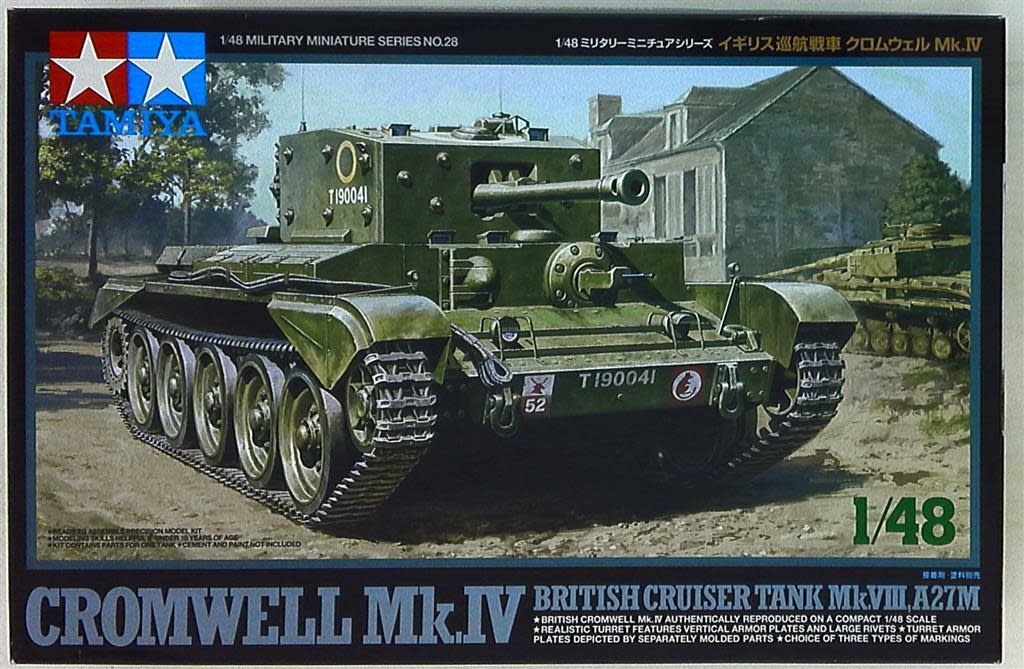 Tamiya 32528 Cromwell Mk.IV British Cruiser Tank Mk.VIII A27M 1:48 Scale