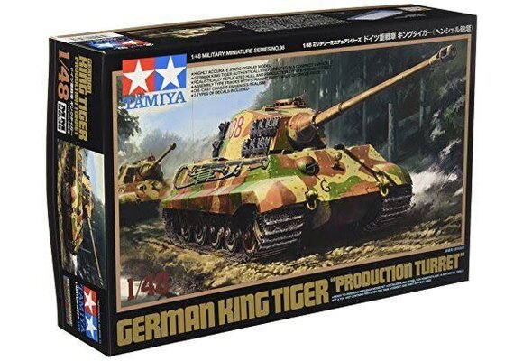 Military Miniature No36 German Army Heavy Tank King Tiger Henschel Turret, TAM32536