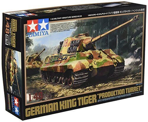 Military Miniature No36 German Army Heavy Tank King Tiger Henschel Turret, TAM32536