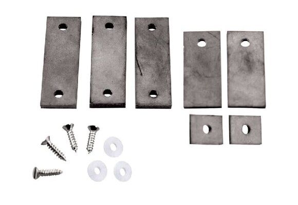 Pine Car Weight 2oz. Tungsten Incremental Plate