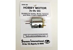 3 to 9v DC Small Electric Motor (Round Can) (for higher RPMs)