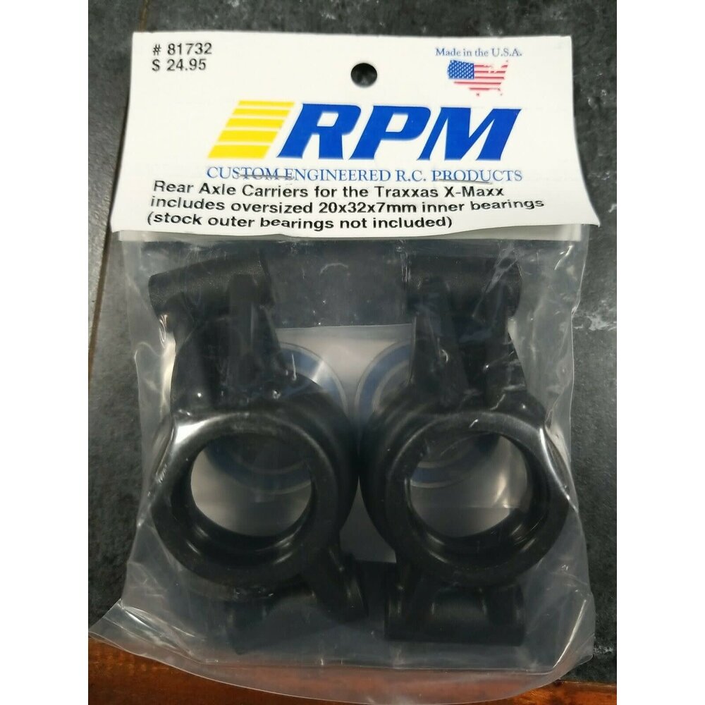 Oversized Rear Axle Carriers : X-Maxx RPM81732 - Warrenton Hobby Shoppe