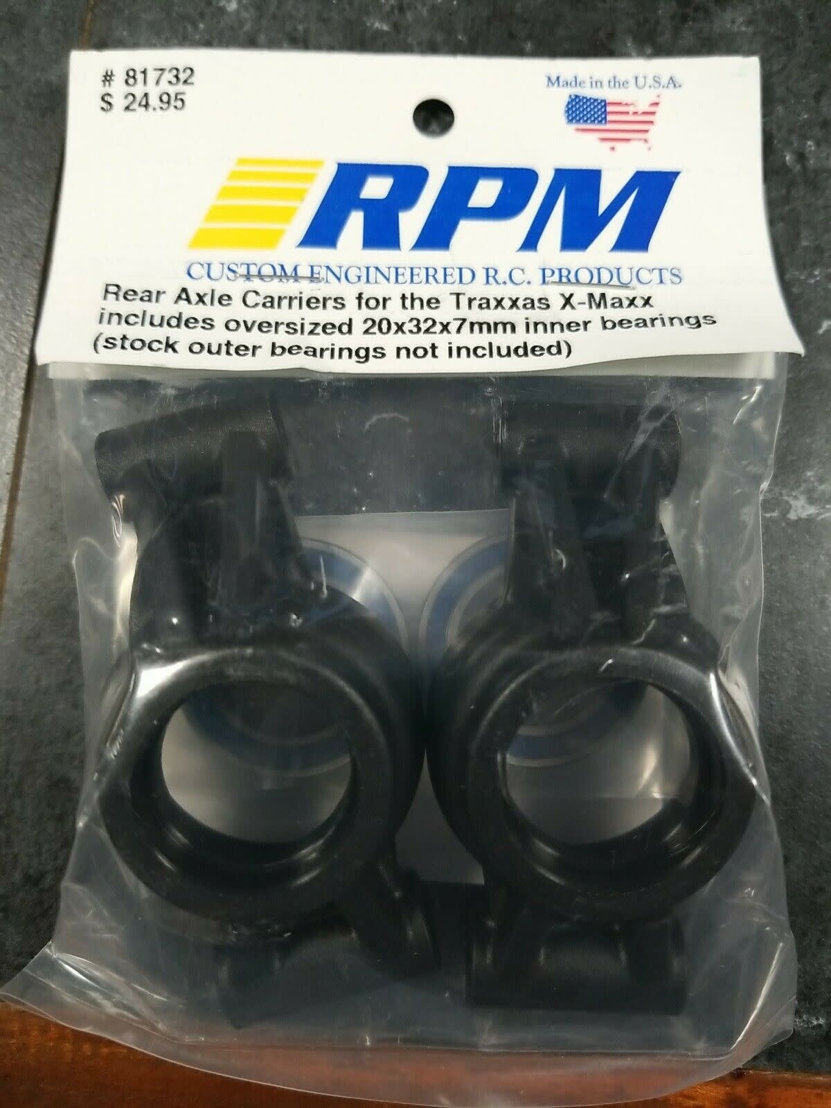 Oversized Rear Axle Carriers : X-Maxx  RPM81732