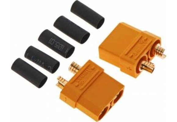 XT-90 Connector, (2) Female Battery Connector 3.5mm