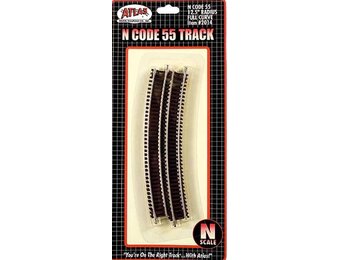 N Code 55 12.5" Radius Curve (