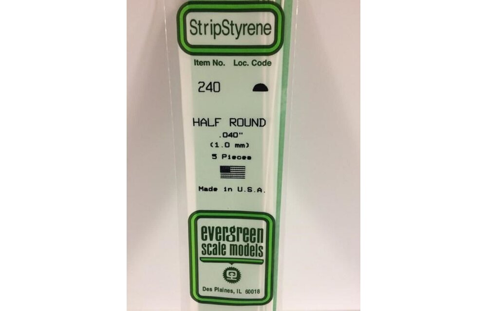 Half Round .040" (5)