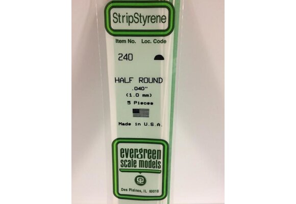 Half Round .040" (5)