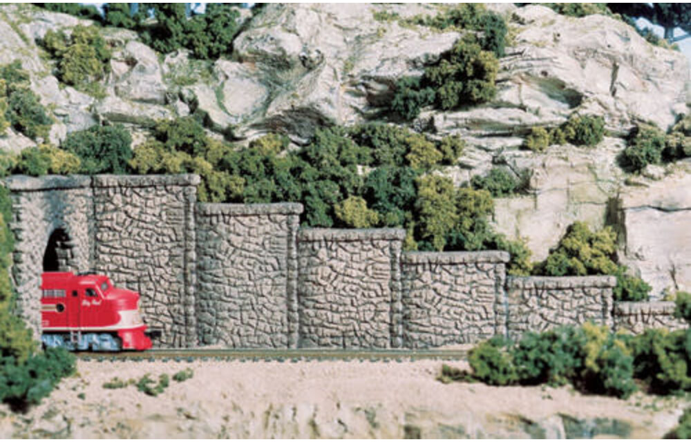 N Retaining Wall, Random Stone