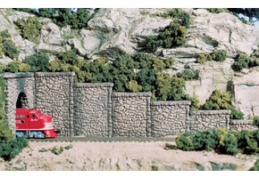 N Retaining Wall, Random Stone