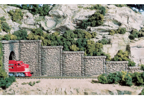 N Retaining Wall, Random Stone