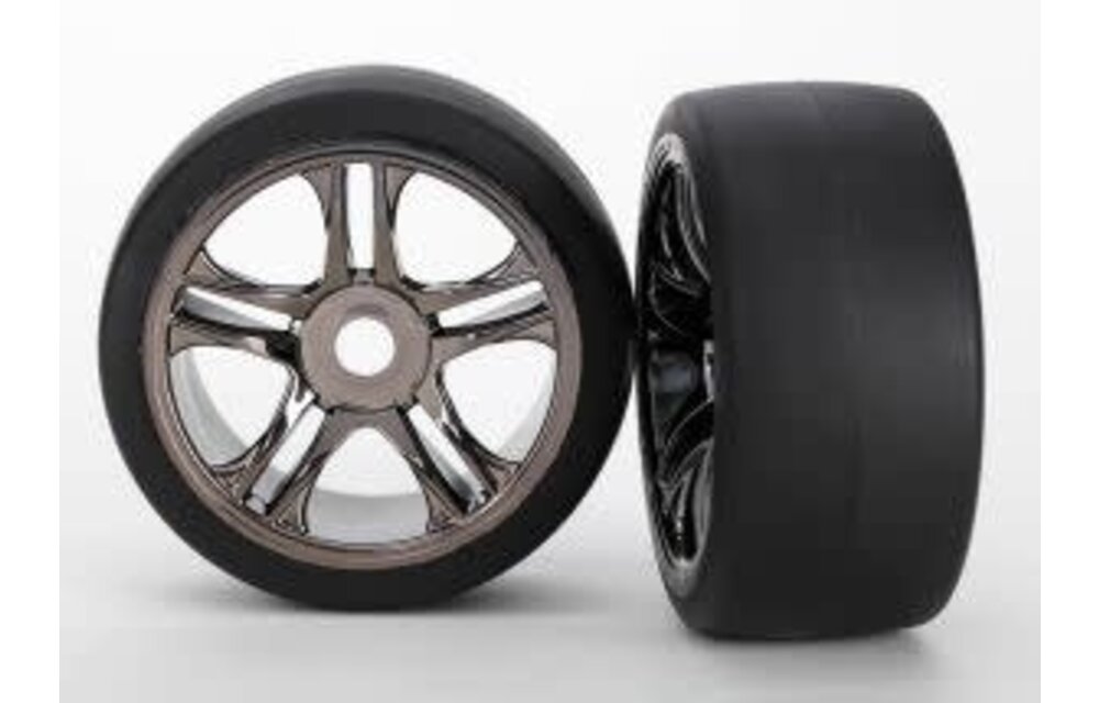 T&W SS BLK CHRM SLICK FRNT  XO-1