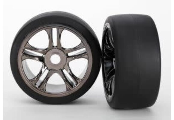 T&W SS BLK CHRM SLICK FRNT  XO-1