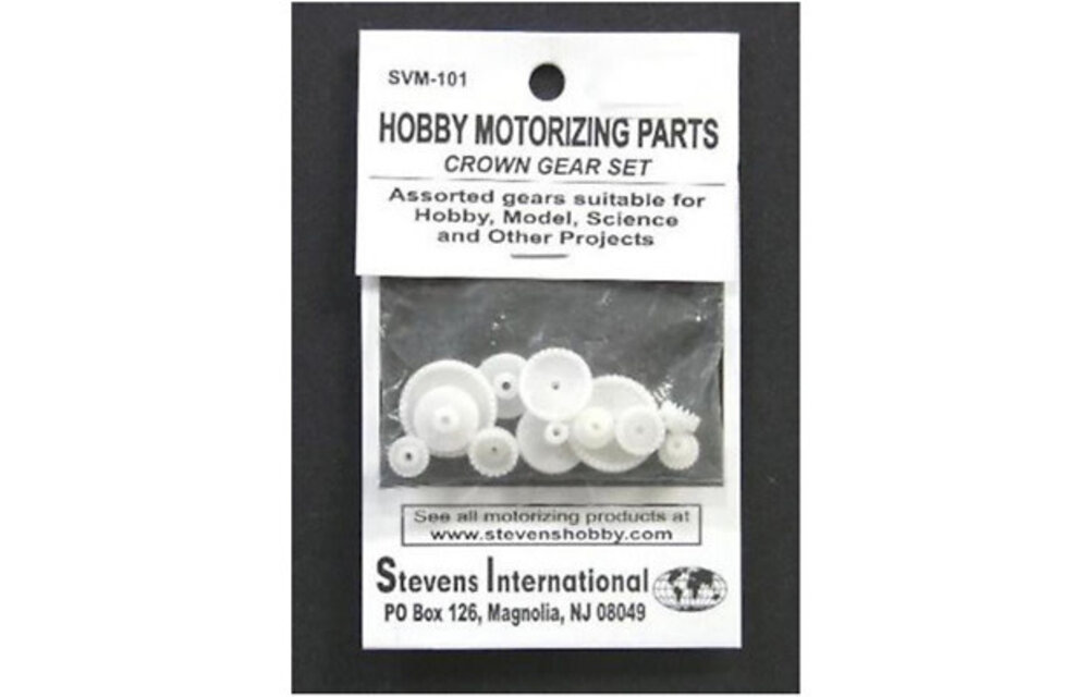 Small Plastic Crown Gear Set