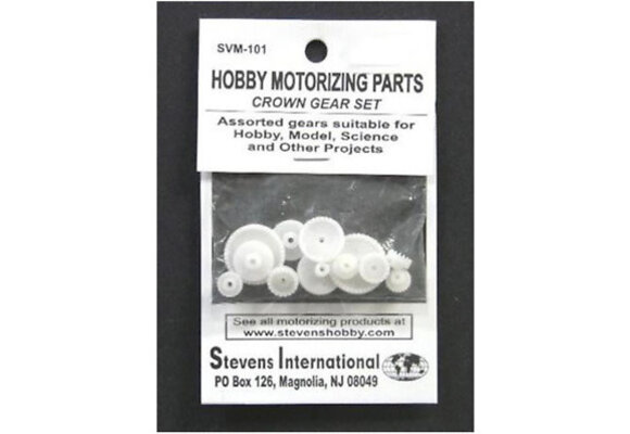 Small Plastic Crown Gear Set