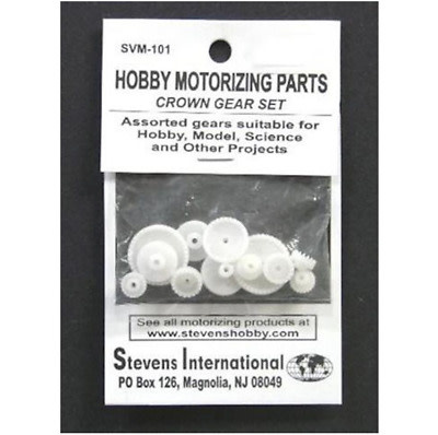 Small Plastic Crown Gear Set