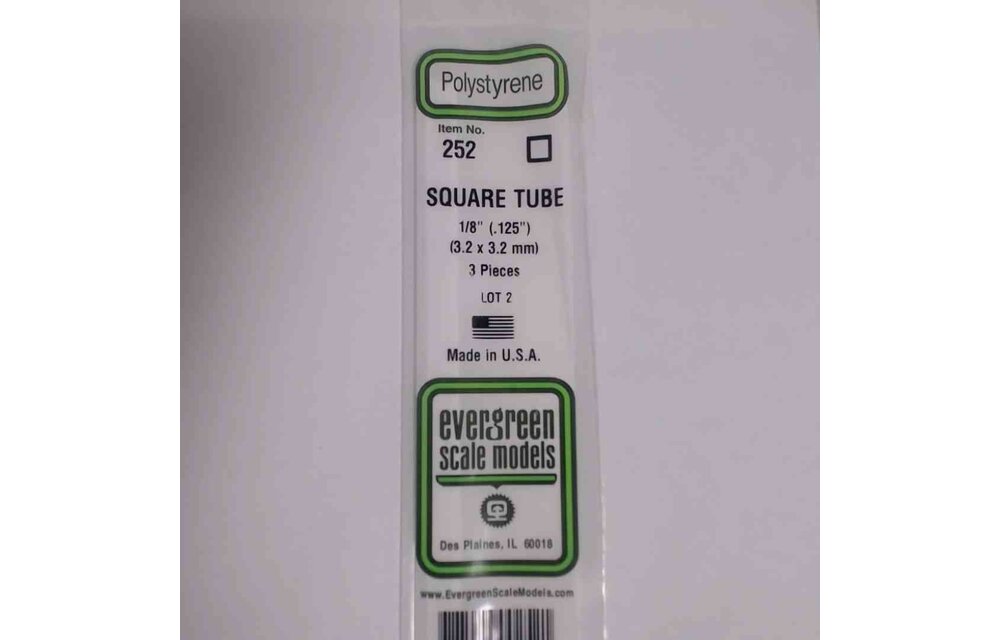 Square Tubing 1/8" (3)