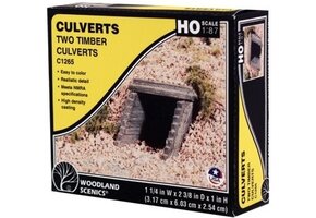 HO Culvert, Timber (2)